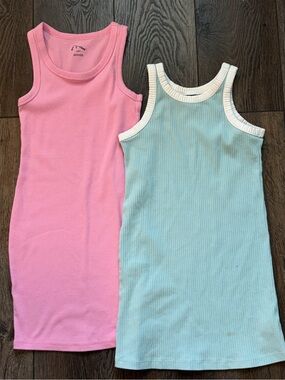 art class Pink Ribbed Tank Top